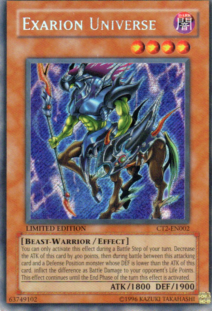 Exarion Universe CT2-EN002 Secret rare