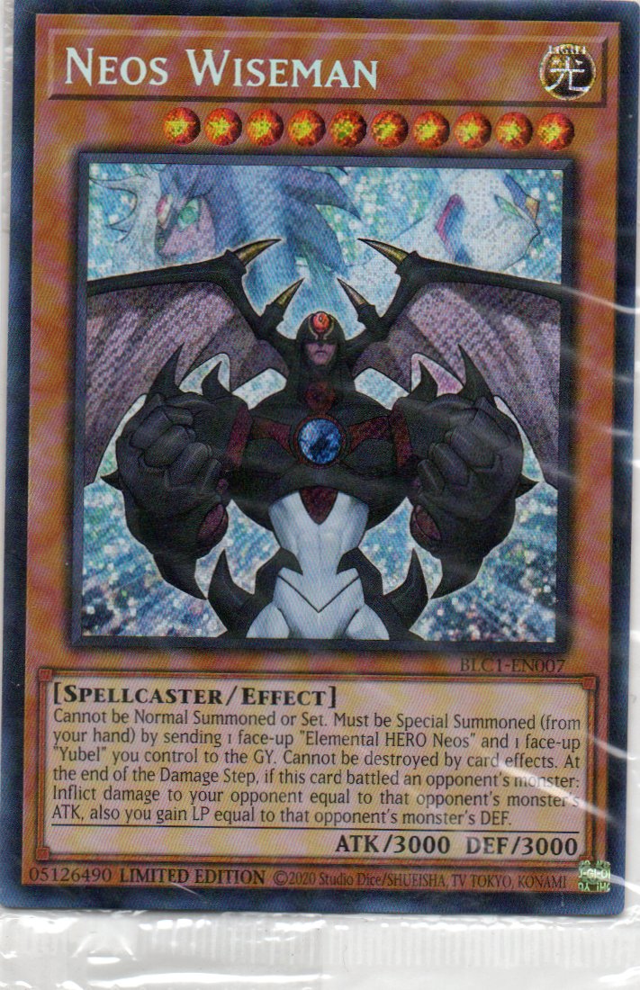 Neos Wiseman BLC1-EN007 Secret rare