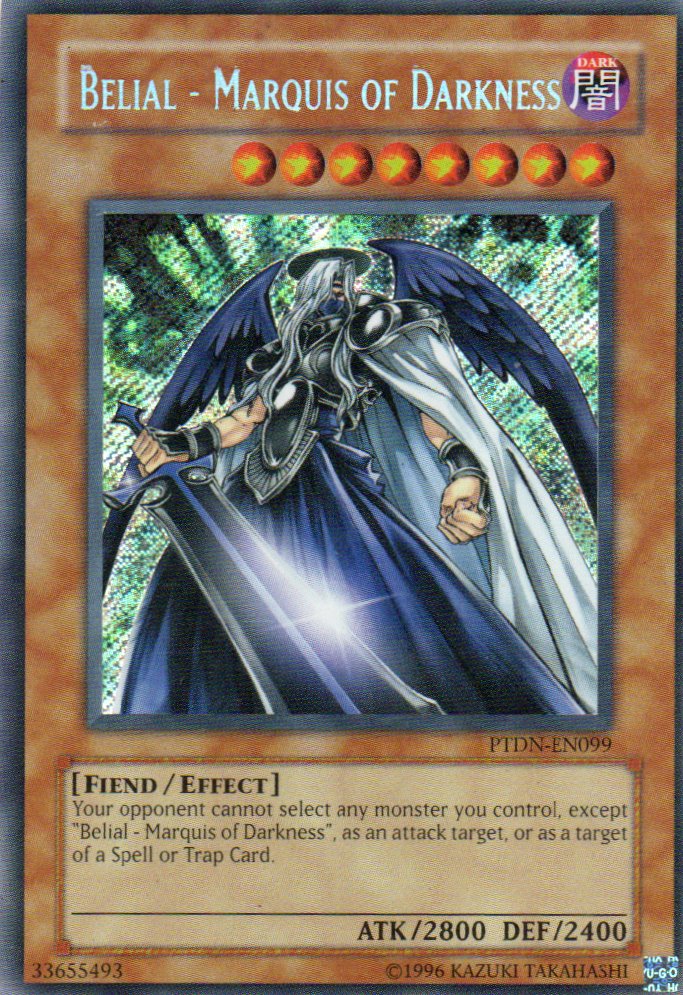 Belial - Marquis of Darkness PTDN-EN099 Secret rare