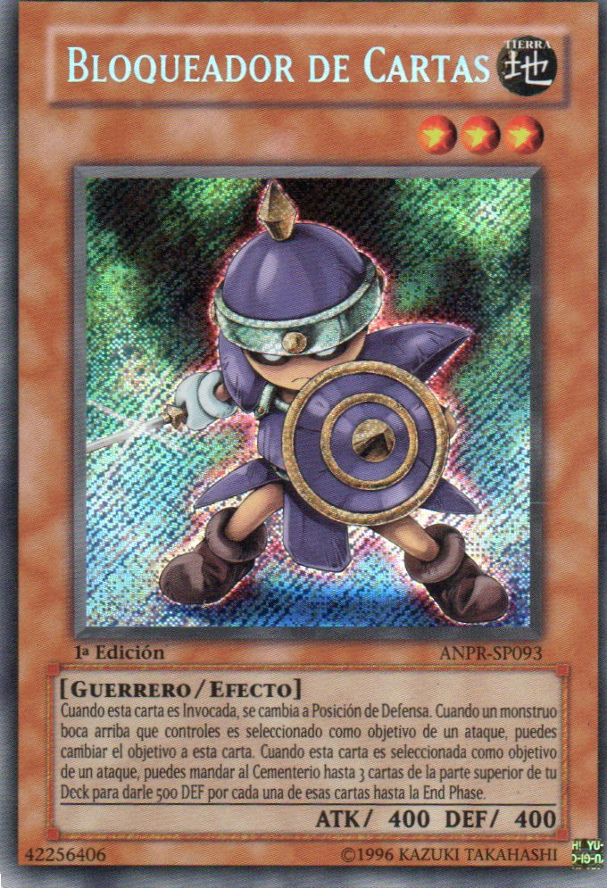 Bloqueador de Cartas ANPR-SP093 Secret rare