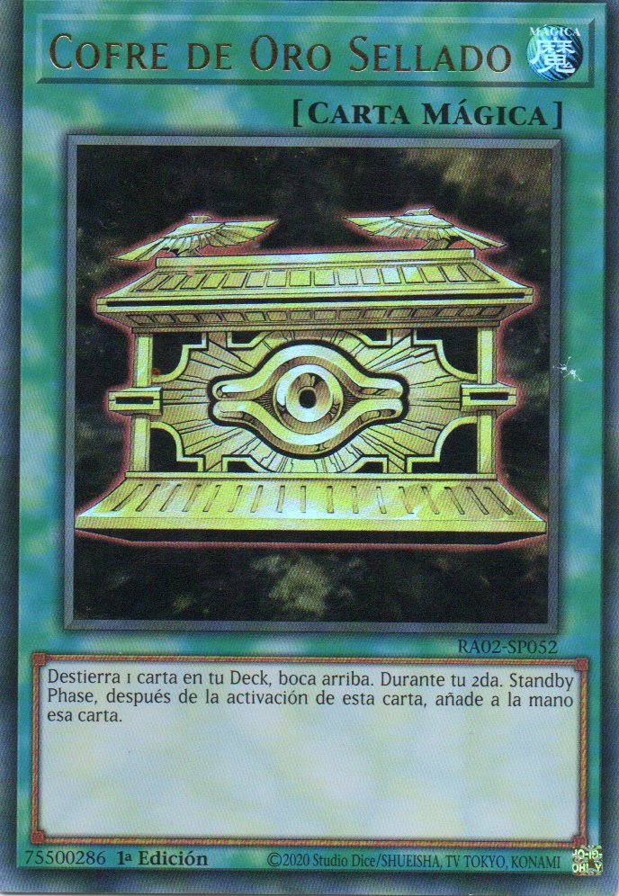 Cofre de Oro Sellado RA02-SP052 Ultra rare