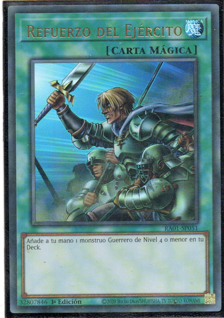 Refuerzo del Ejercito RA01-SP051 Ultra rare