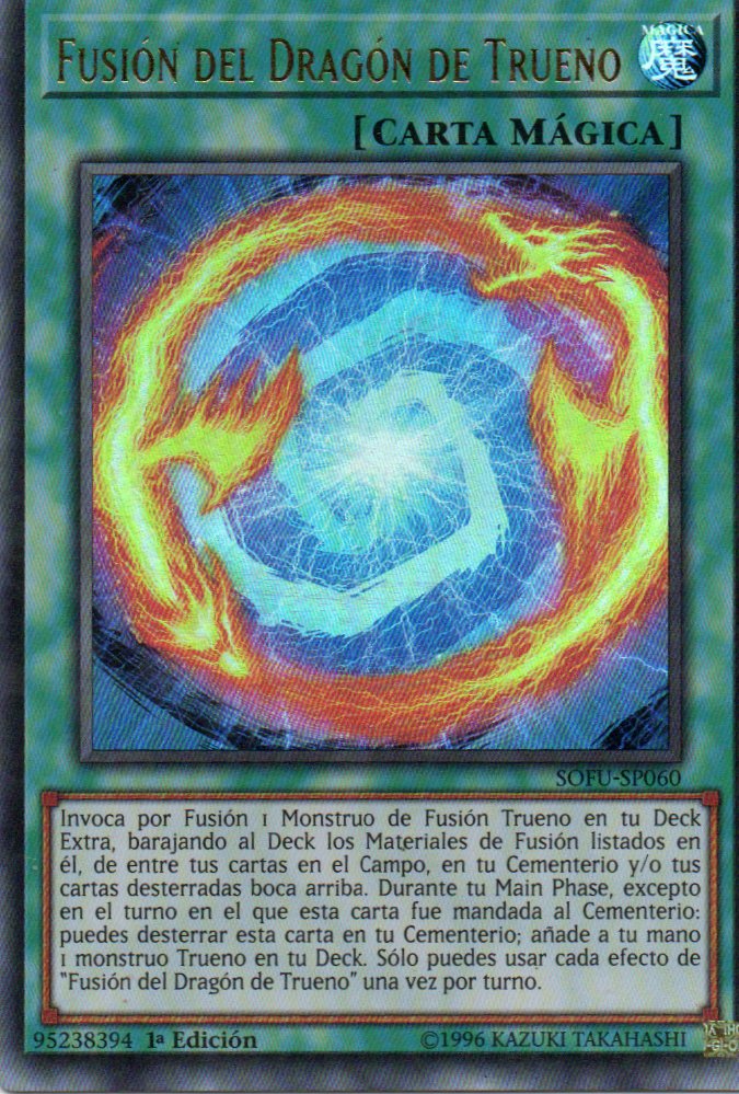 Fusion del Dragon de Trueno SOFU-SP060 Ultra rare