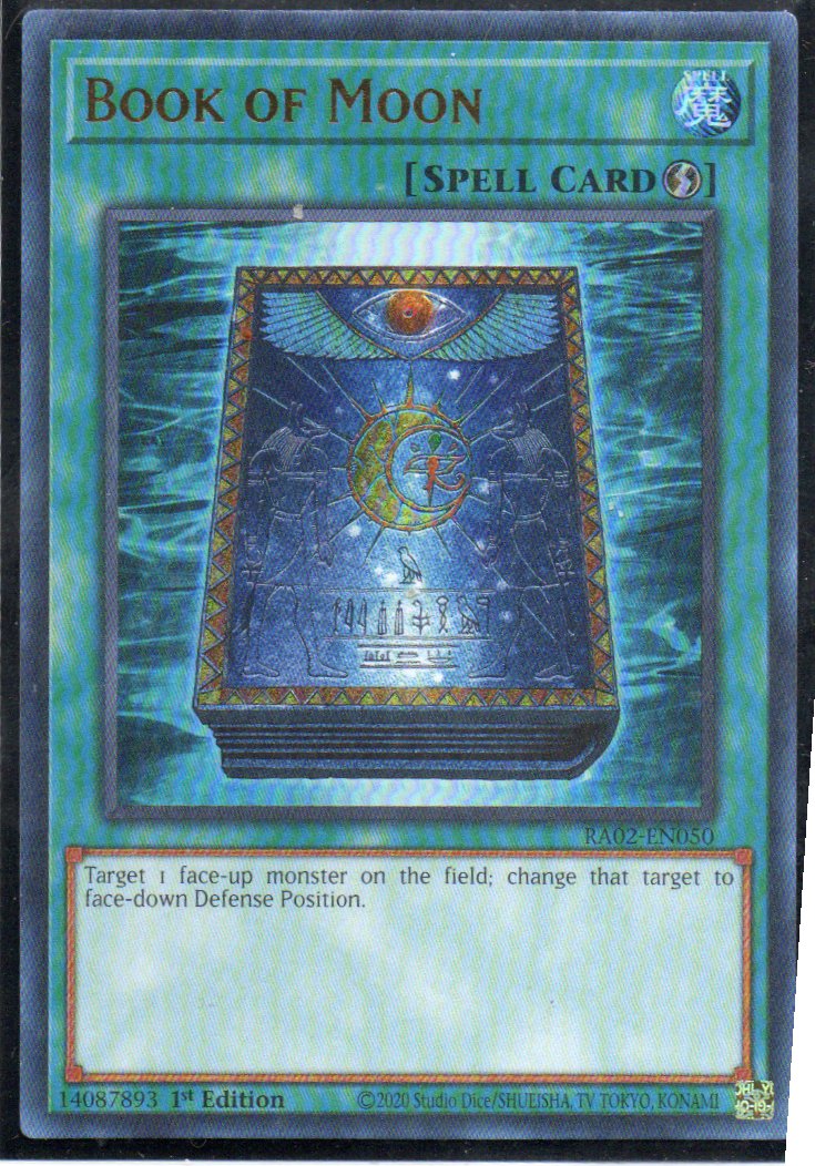 Book of Moon RA02-EN050 Ultra rare