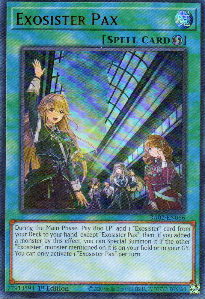 Exosister Pax RA02-EN066 Ultra rare