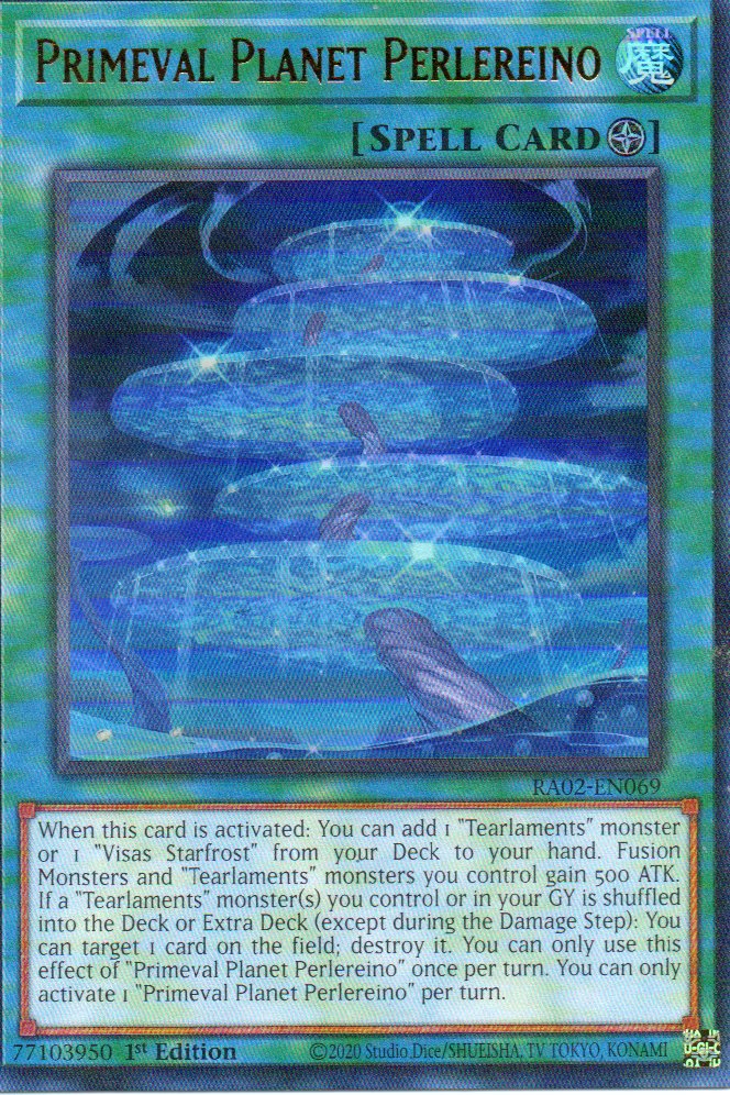 Primeval Planet Perlereino RA02-EN069 Ultra rare