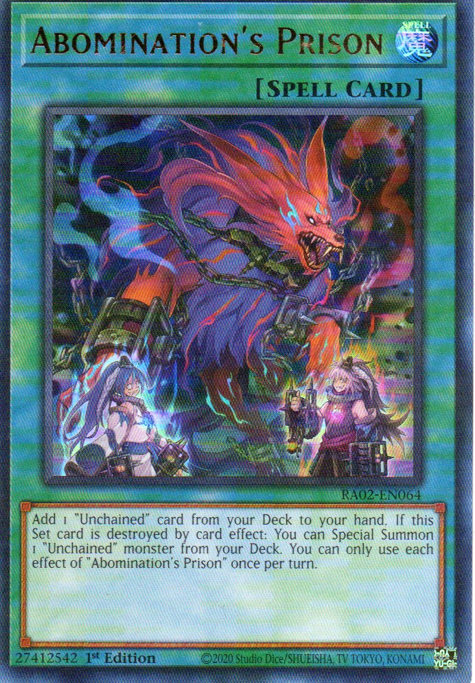 Abomonation's Prison RA02-EN064 Ultra rare