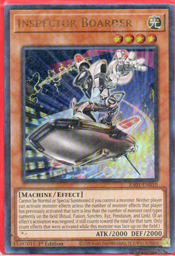 Inspector Boarder RA01-EN010 Ultra rare