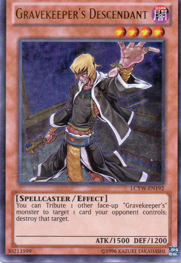 Gravekeeper's Descendant LCYW-EN192 Ultra rare