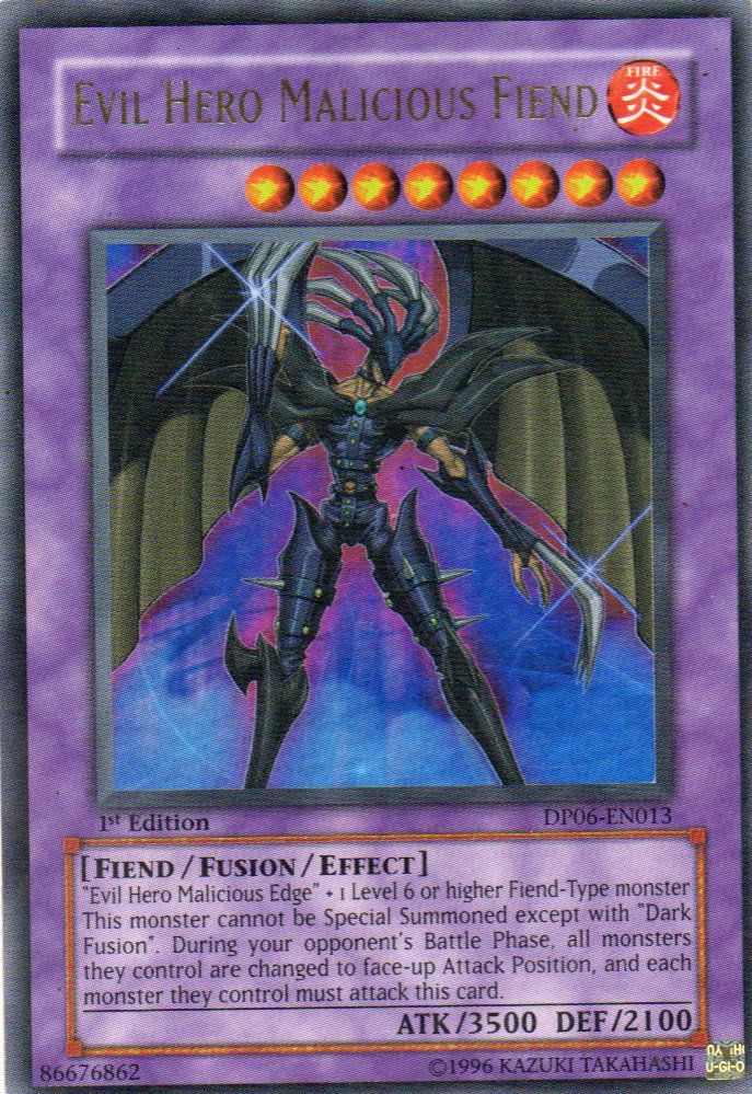 Evil Hero Malicious Fiend DP06-EN013 Ultra rare
