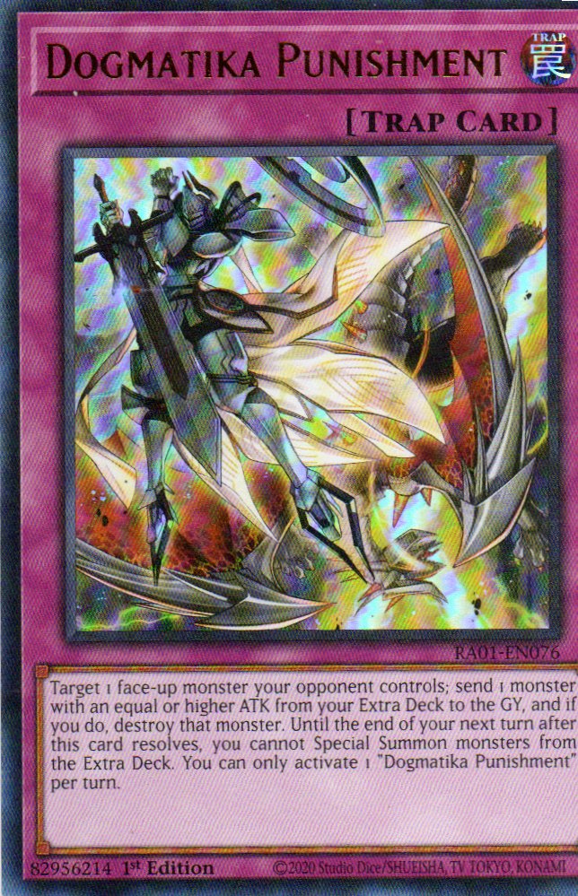 Dogmatika Punishment RA01-EN076 Ultra rare