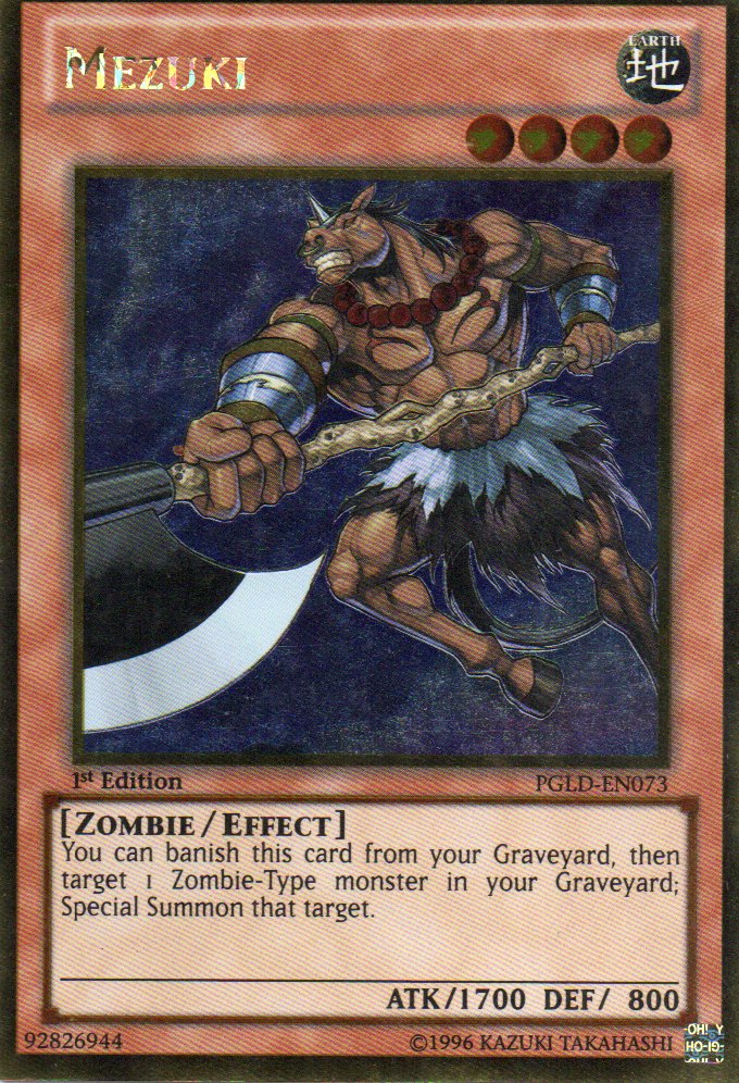 Mezuki PGLD-EN073 Gold rare