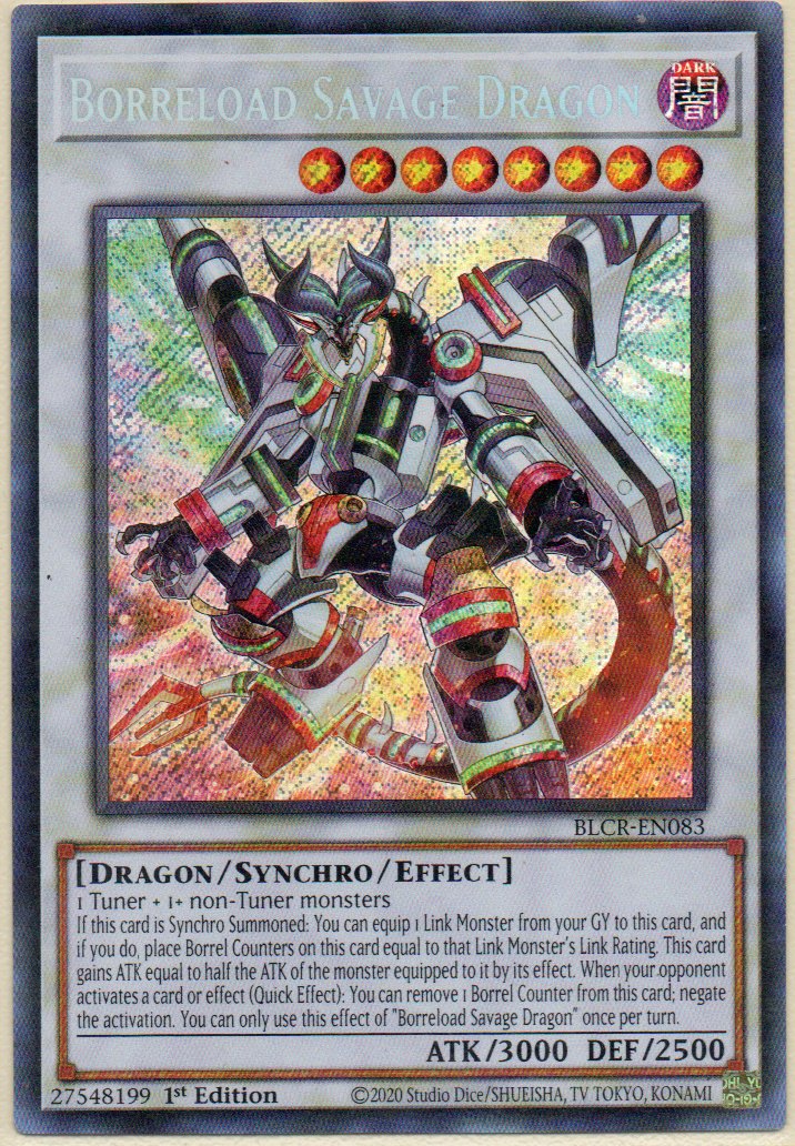 Borreload Savage Dragon BLCR-EN083 Secret rare
