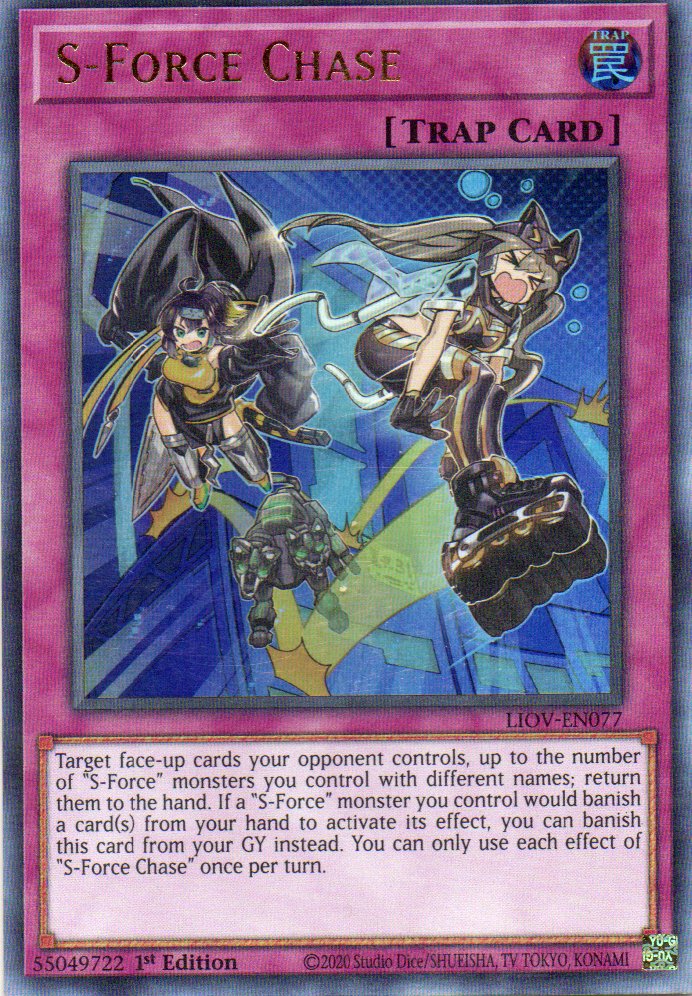 S-Force Chase LIOV-EN077 Ultra rare