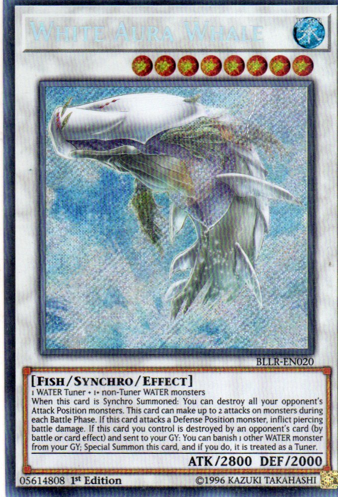 White Aura Whale BLLR-EN020 Secret rare