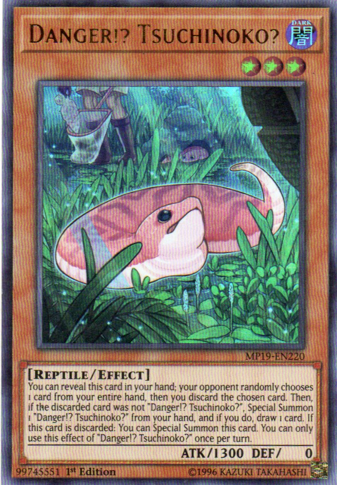 Danger!? Tsuchinoko? MP19-EN220 Ultra rare