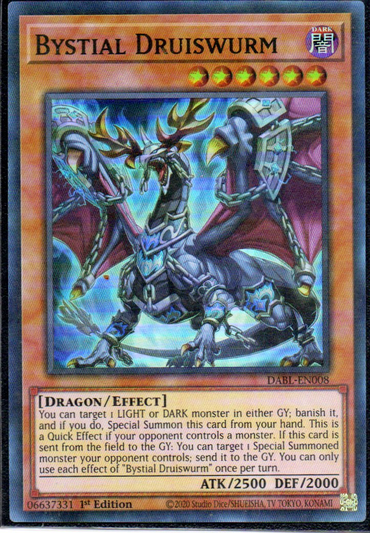 Bystial Druiswurm DABL-EN008 Super rare