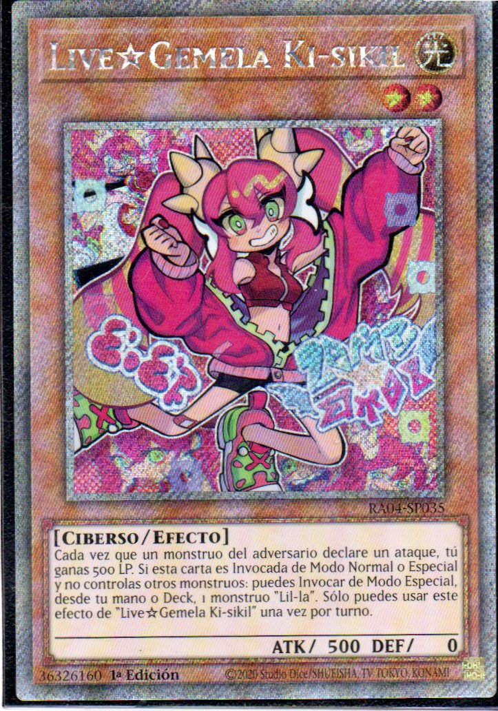 Live*Gemela Ki-Sikil RA04-SP035 Platinum rare