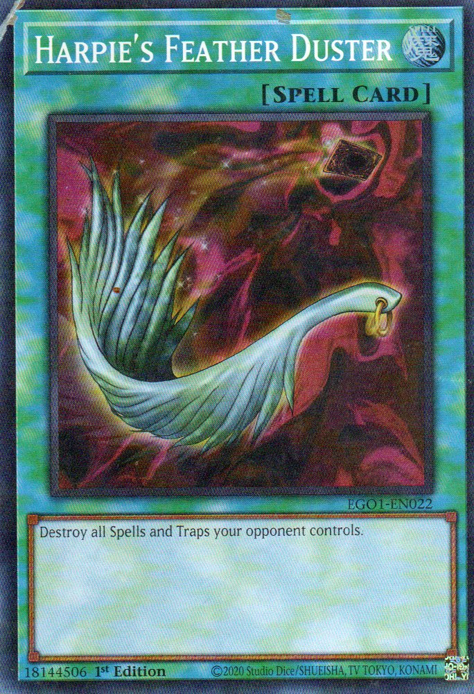 Harpie's Feather Duster EGO1-EN022 Super rare