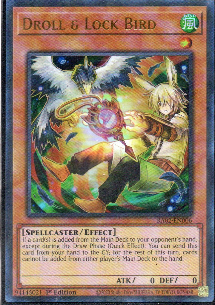 Droll & Lock Bird RA02-EN006 Ultra rare