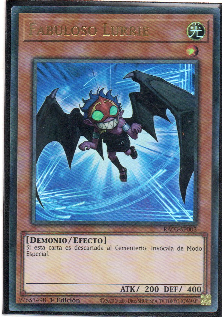 Fabuloso Lurrie RA03-SP003 Ultra rare