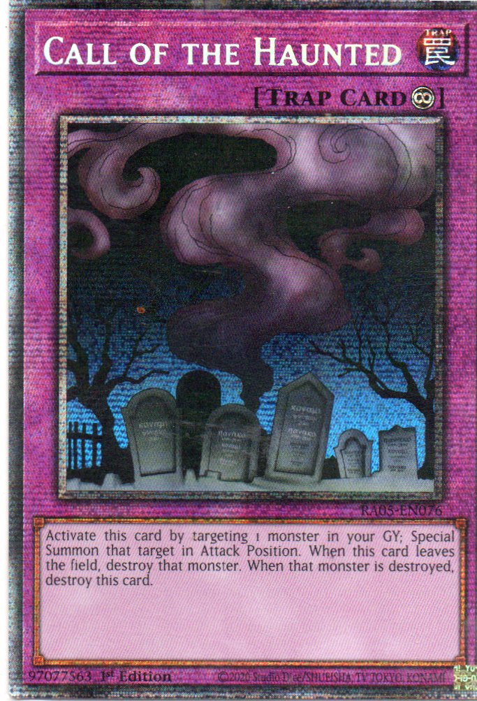 Call of the Haunted RA05-EN076 Starlight rare
