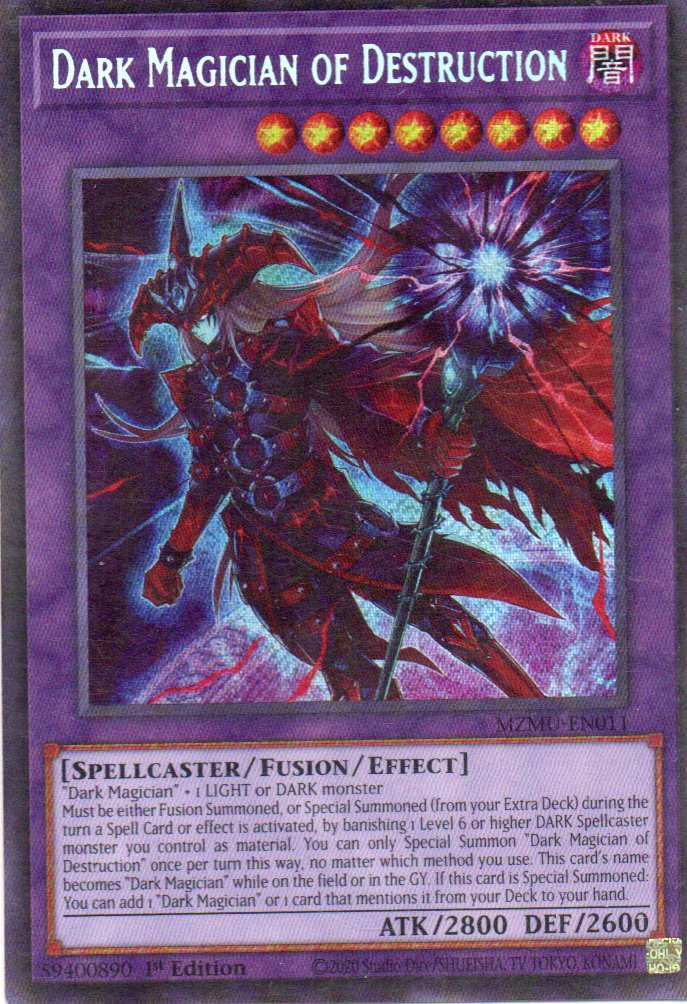 Dark Magician of Destruction MZMU-EN011 Secret rare