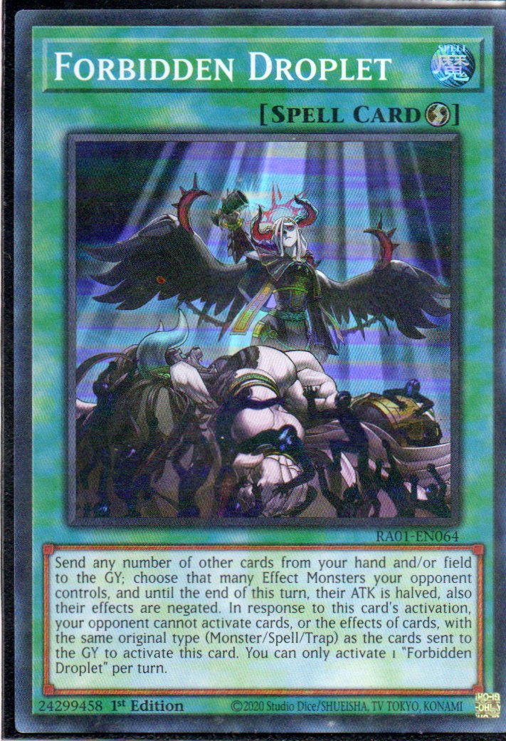 Forbidden Droplet RA01-EN064 Super rare