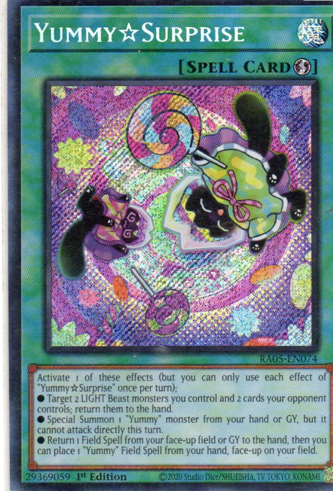 Yummy*Surprise RA05-EN074 Secret rare