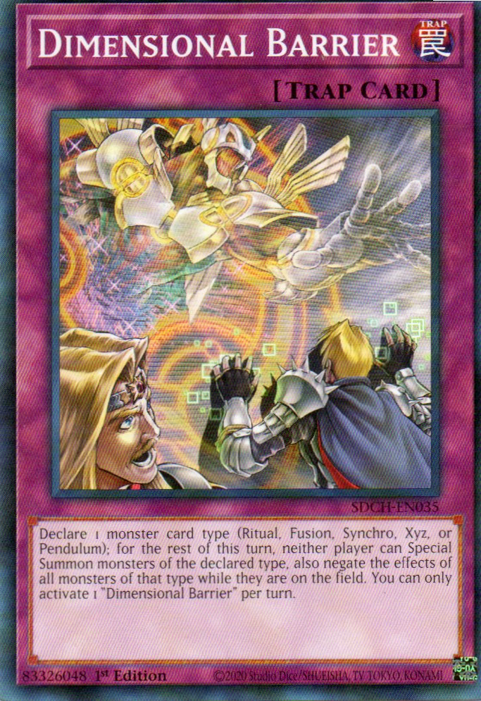 Dimensional Barrier SDCH-EN035 Commun