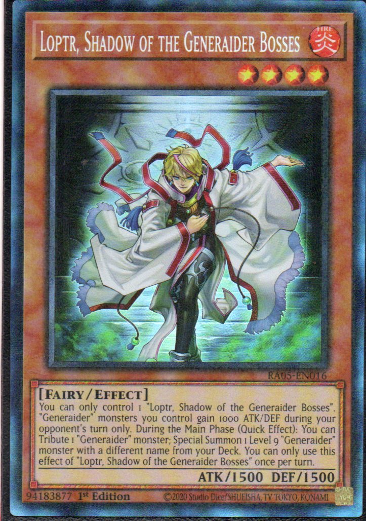 Loptr, Shadow of the Generaider Bosses RA05-EN016 Collector rare