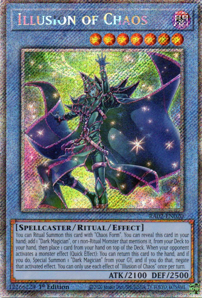 Illusion of Chaos RA02-EN020 Platinum rare