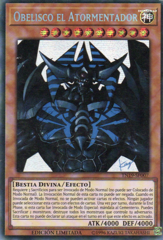 Obelisco el Atormentador TN19-SP007 Secret rare