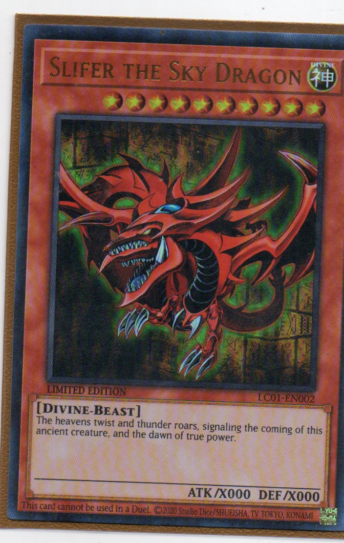 Slifer the Sky Dragon LC01-EN002 Ultra rare