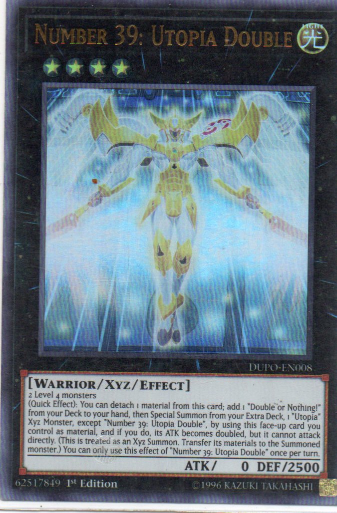 Number 39: Utopia Double DUPO-EN008 Ultra rare