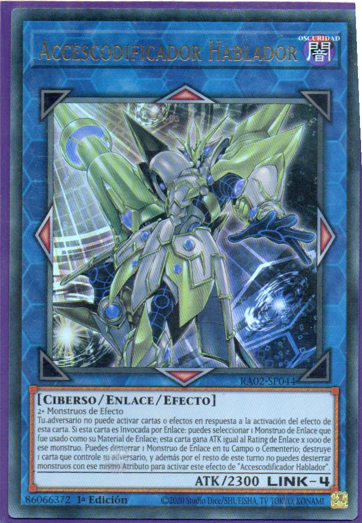 Accescodificador Hablador RA02-SP044 Ultra rare
