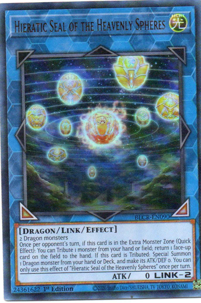 Hieratic Seal of the Heavenly Spheres BLCR-EN090 Ultra rare