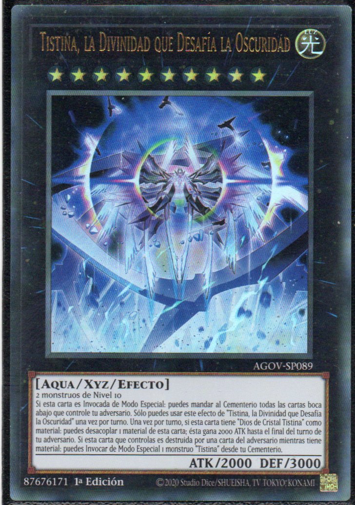Tistina, la Divinidad que Desafia la Oscuridad AGOV-SP089 Ultra rare
