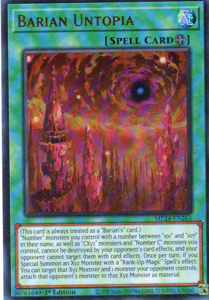 Barian Untopia MP24-EN263 Ultra rare