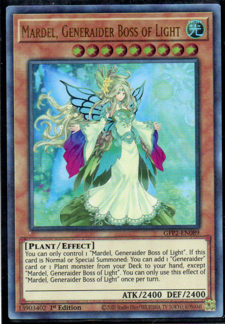 Mardel, Generaider Boss of Light GFP2-EN089 Ultra rare