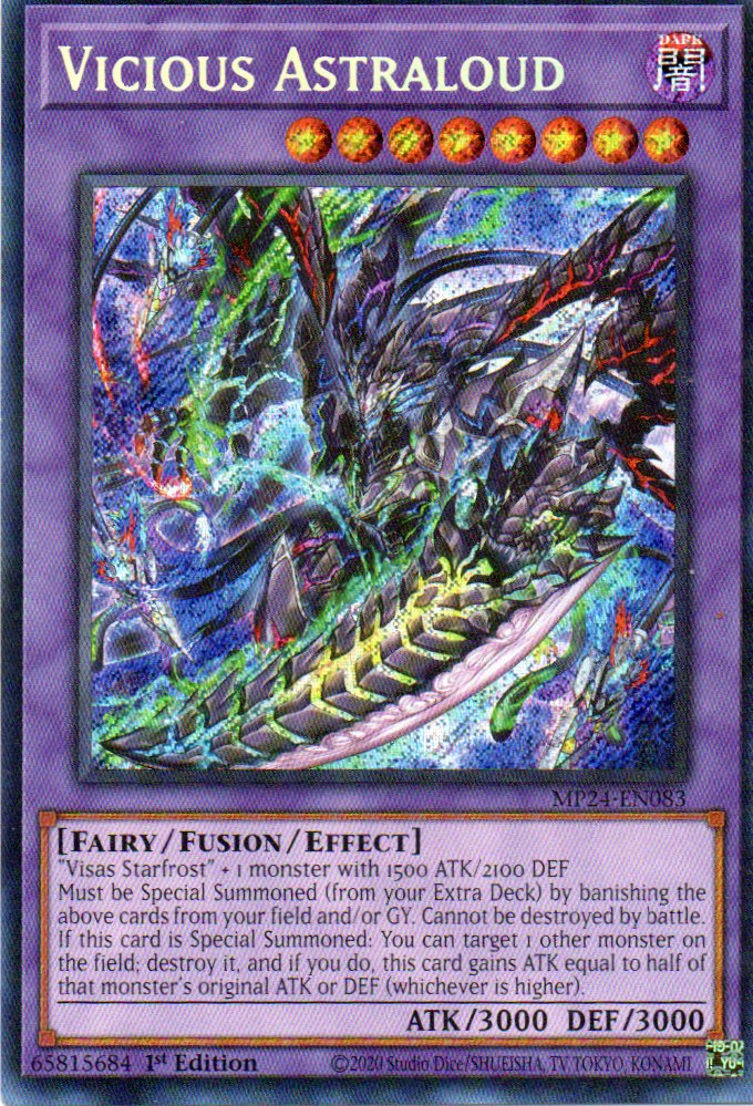 Vicious Astraloud MP24-EN083 Secret rare