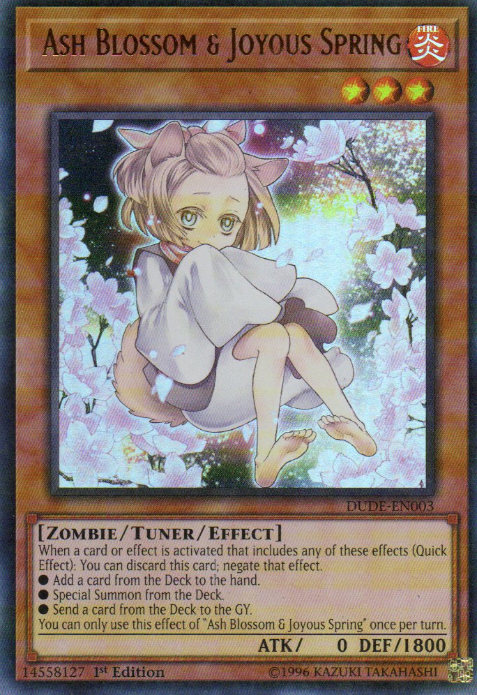 Ash Blossom & Joyous Spring DUDE-EN003 Ultra rare