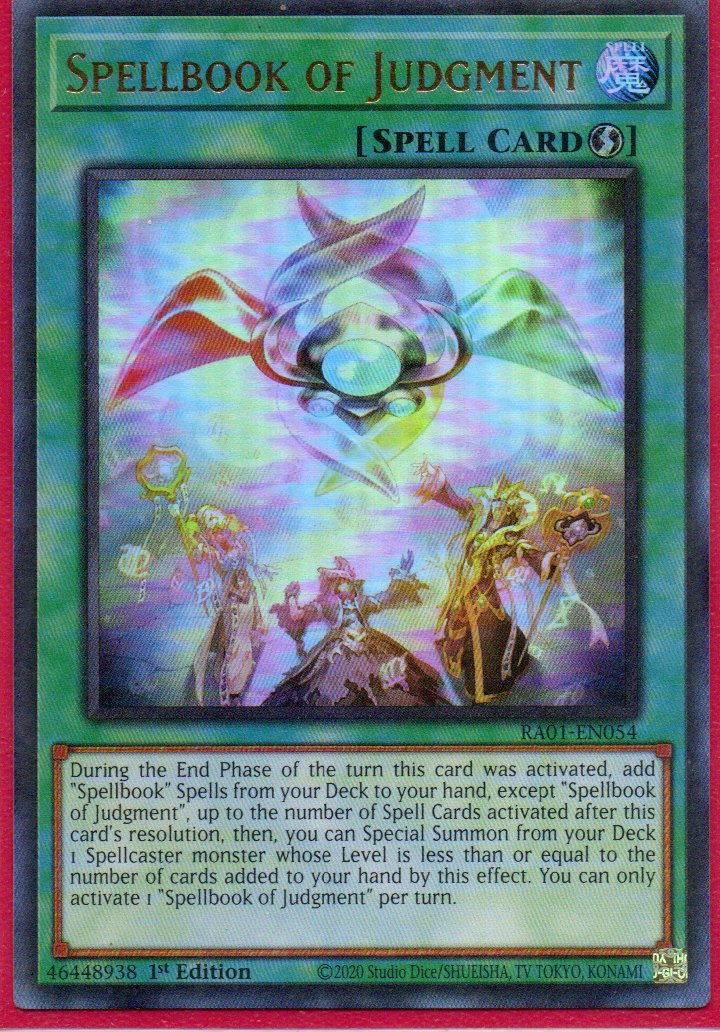 Spellbook of Judgment RA01-EN054 Ultra rare