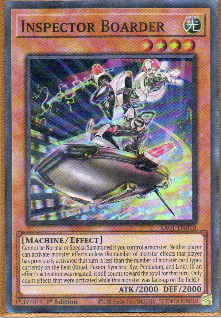 Inspector Boarder RA01-EN010 Super rare