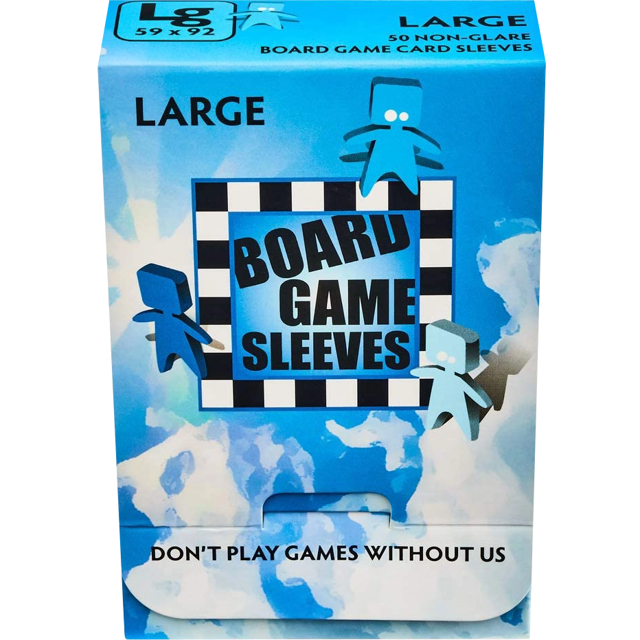 Board Game Sleeves Non-Glare Large 50ct
