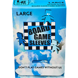 Board Game Sleeves Non-Glare Large 50ct
