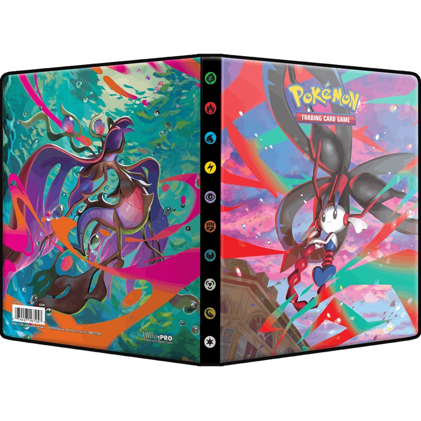 Mega-Floette & Mega-Dragalge 4 Espacios Hoja Trasparente Chaos Rising Ultra Pro
