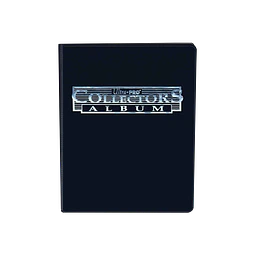 Carpeta Collectors Album Black 4 Espacios Ultra Pro