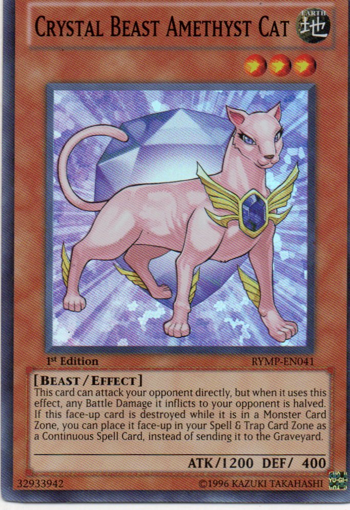 Crystal Beast Amethyst Cat RYMP-EN041 Super rare