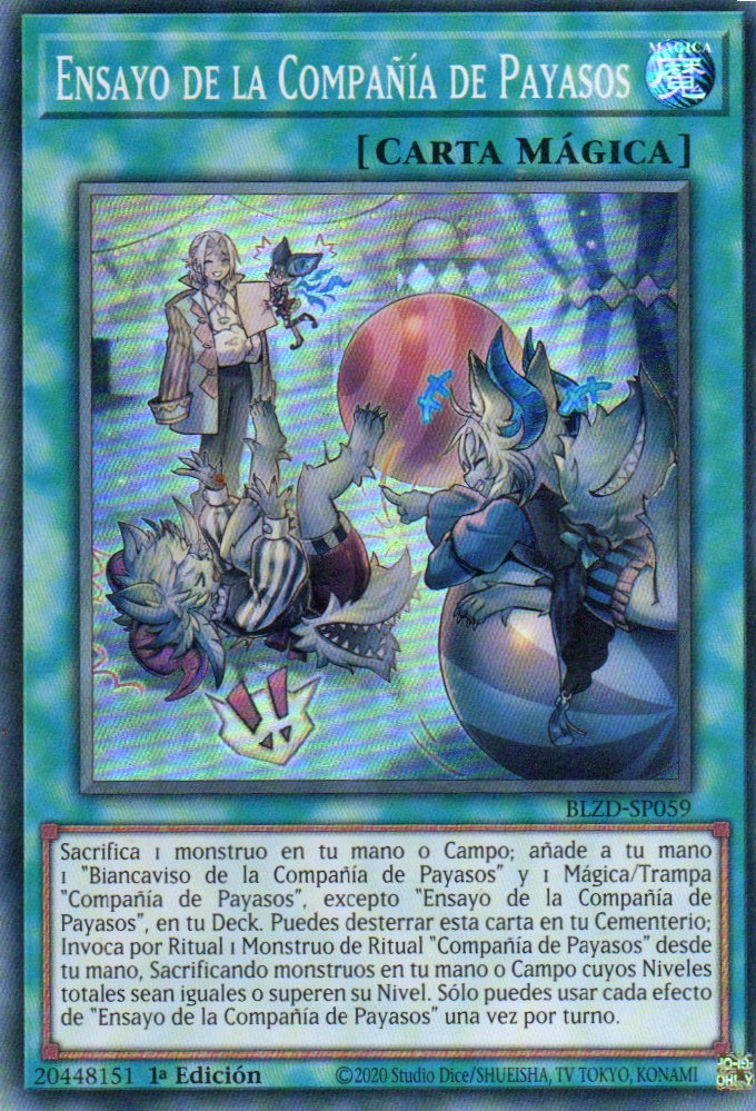 Ensayo de la Compañia de Payasos BLZD-SP059 Super rare